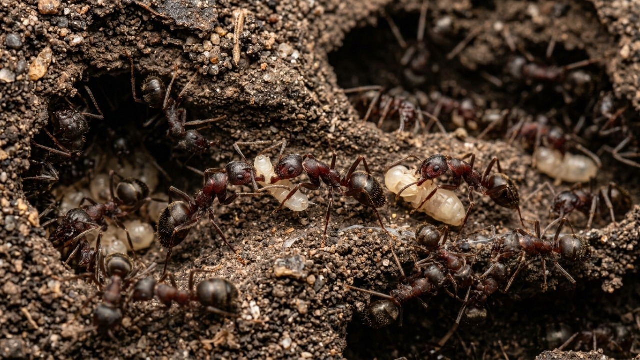 Parasitismo dulótico baseia-se no sequestro de larvas de colônias.