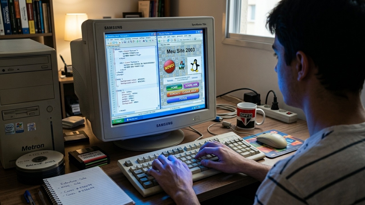 Editores visuais facilitaram a criação de sites por qualquer pessoa.