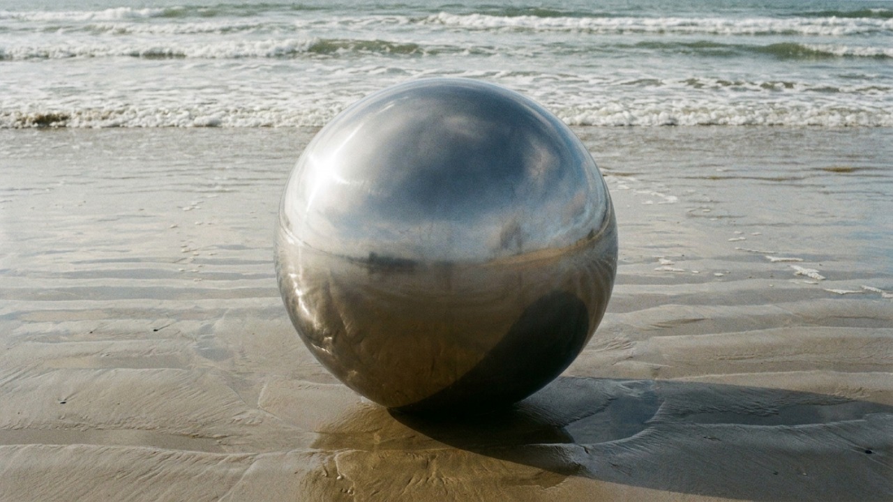 Esferas metalicas misteriosas encontradas em praia australiana revelam perigos do lixo espacial.
