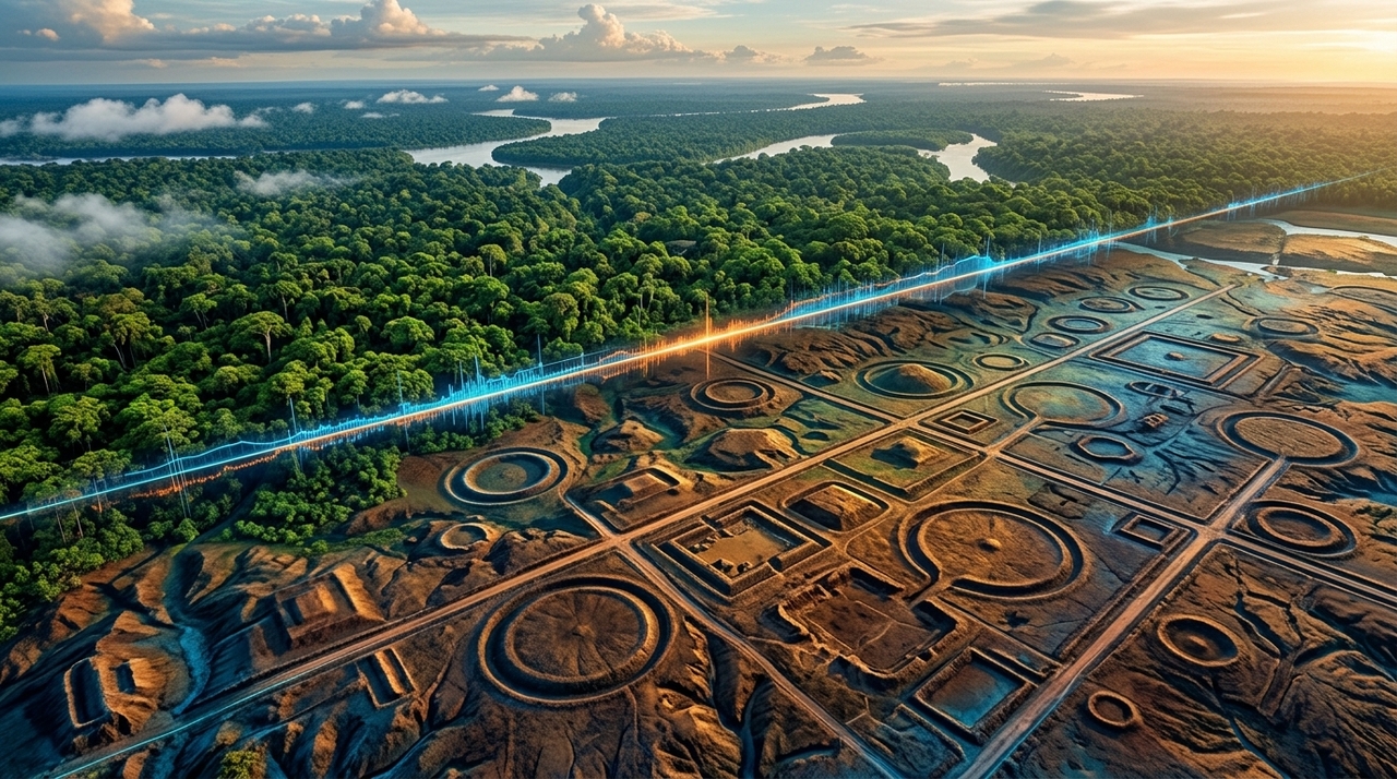 Os pesquisadores utilizaram o LiDAR, tecnologia que envia pulsos de laser em direção ao solo e mede o tempo necessário para o sinal retornar.
