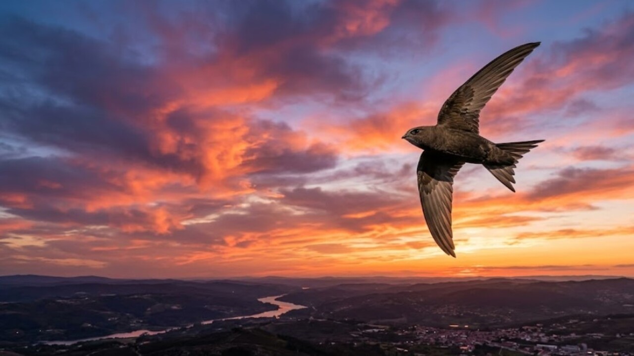 O andorinhão-preto é uma das aves mais impressionantes do planeta