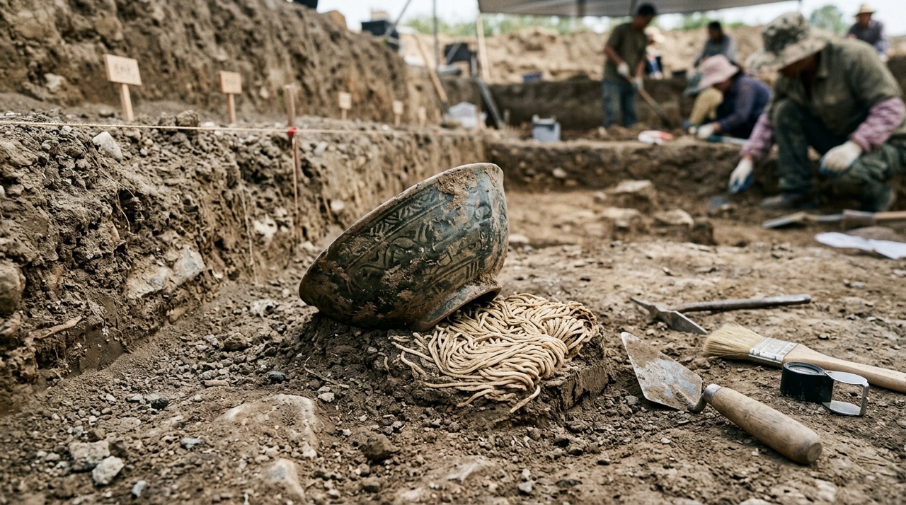 O achado ocorreu no sítio arqueológico de Lajia, no noroeste da China.