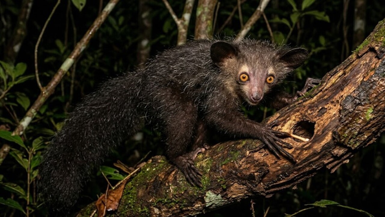 O Aye-aye é um dos animais mais incomuns do planeta