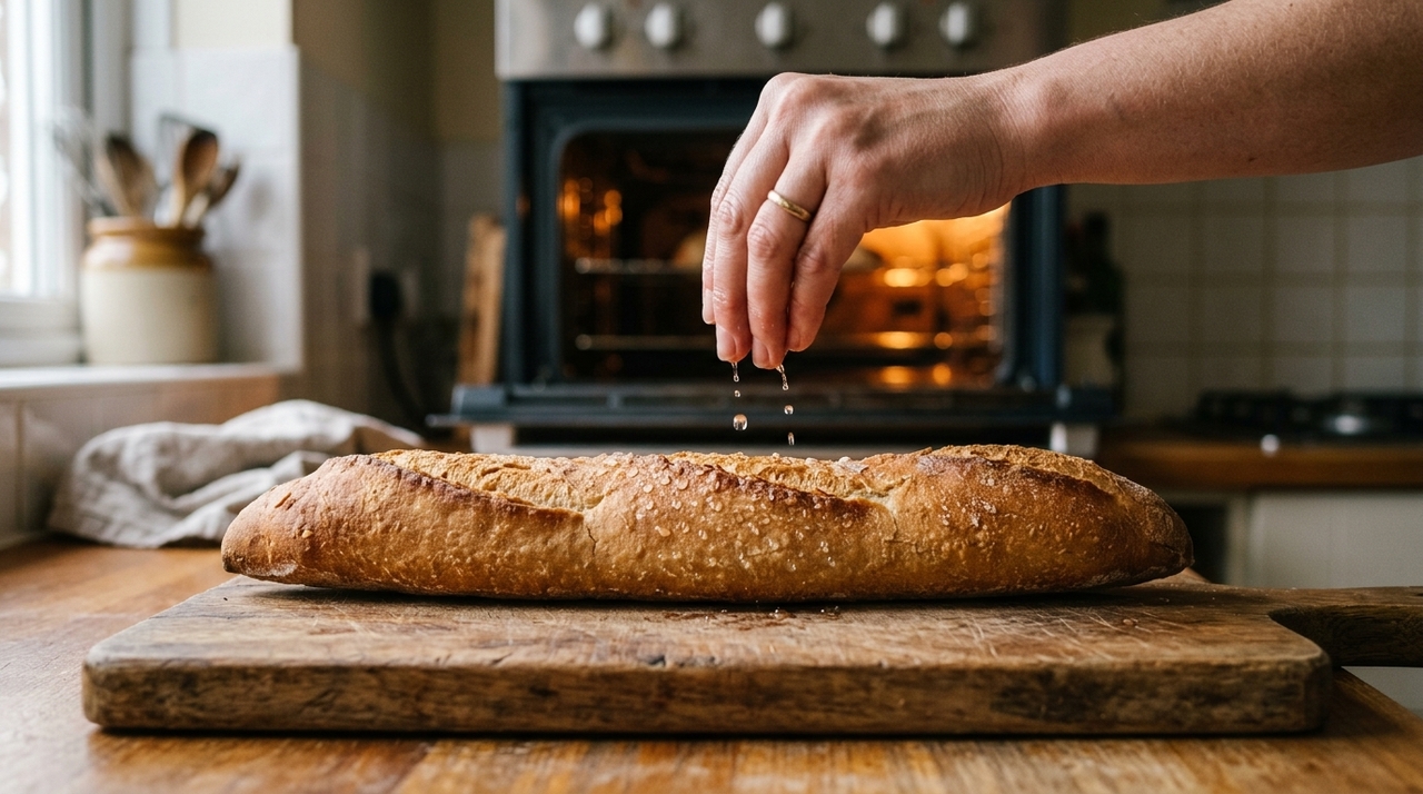 O forno é importante porque transforma a água da superfície em vapor.