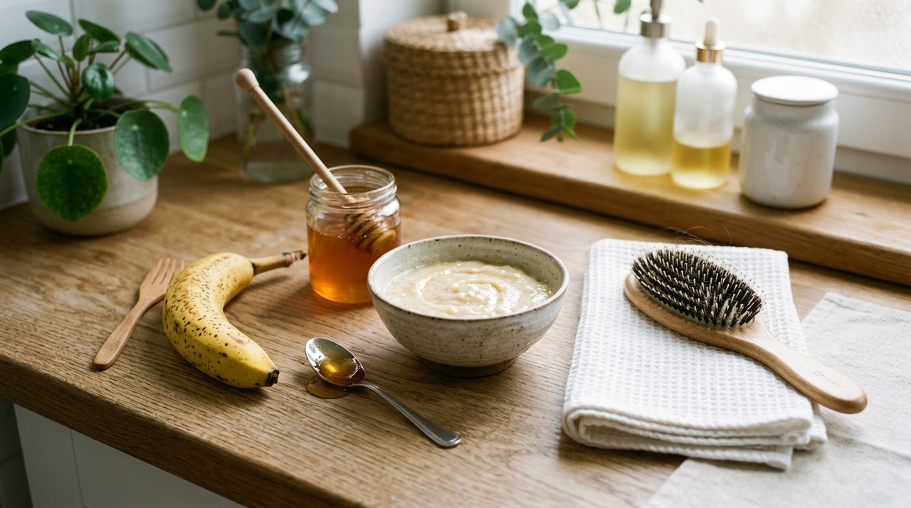 A banana madura concentra potássio, vitaminas A, C, E e do complexo B, além de antioxidantes.