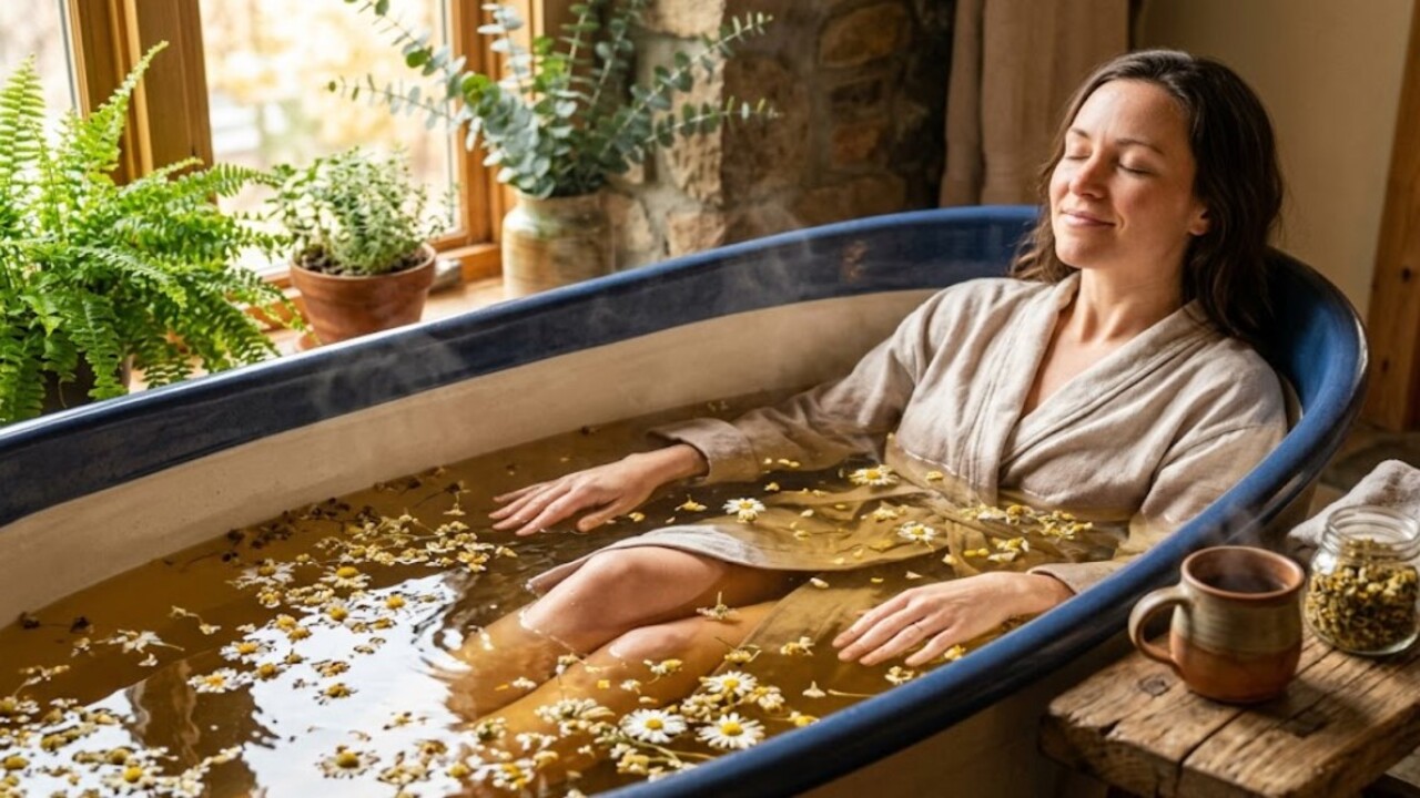 O banho de assento com camomila é uma prática tradicional que voltou a ganhar espaço entre quem busca momentos de relaxamento
