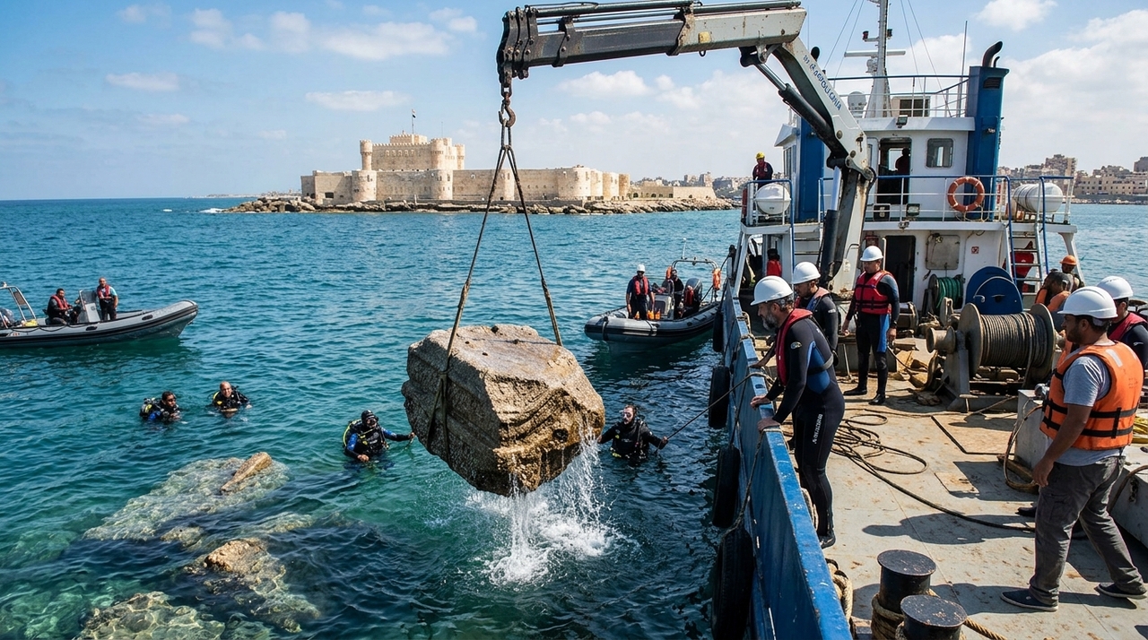 Depois de permanecer desaparecido por aproximadamente 1.600 anos, o Farol de Alexandria voltou a surpreender o mundo.