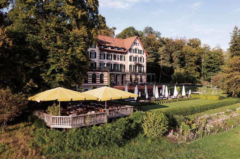 Vista do Boutique Hotel Zürichberg, em Zurique