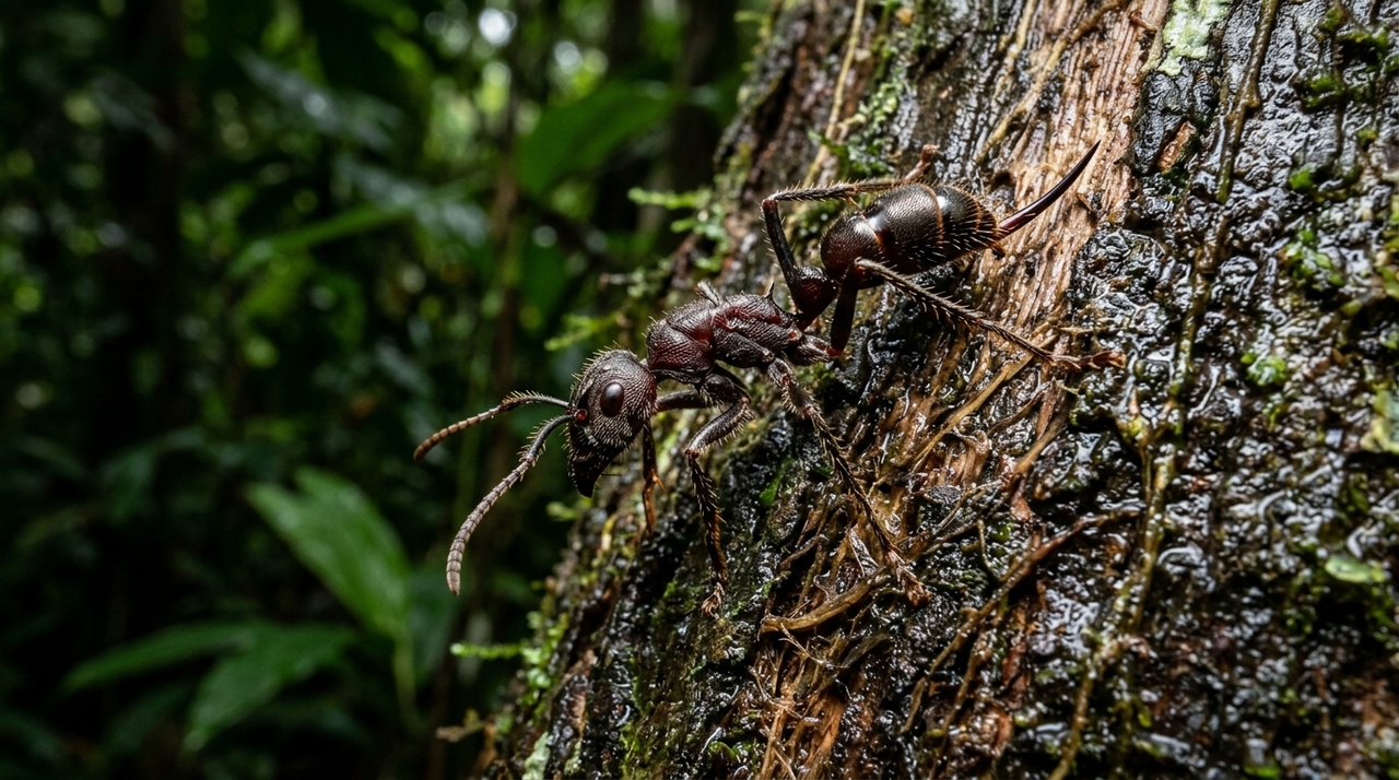 A intensidade está relacionada à poneratoxina, uma poderosa neurotoxina presente no veneno da espécie.