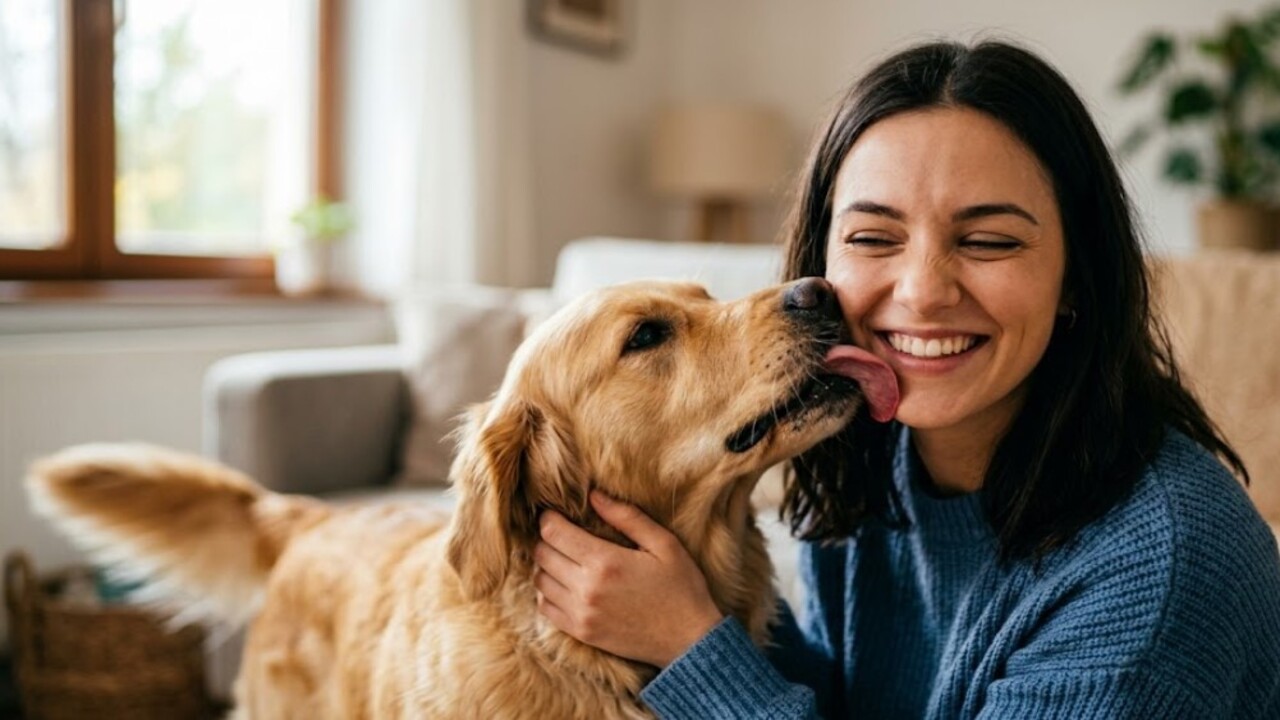 Deixar o cachorro lamber o rosto parece um gesto de carinho, mas especialistas alertam