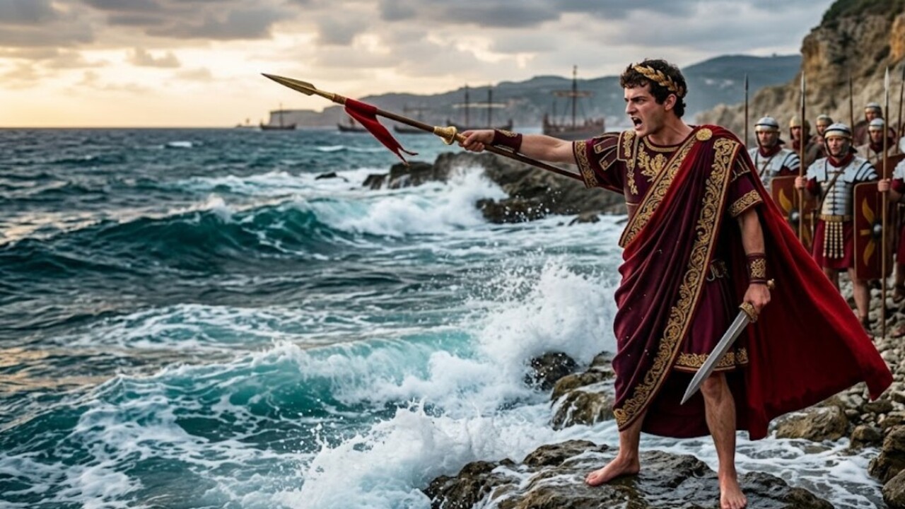 Calígula protagonizou um dos episódios mais curiosos da história ao ordenar que seus soldados enfrentassem o mar