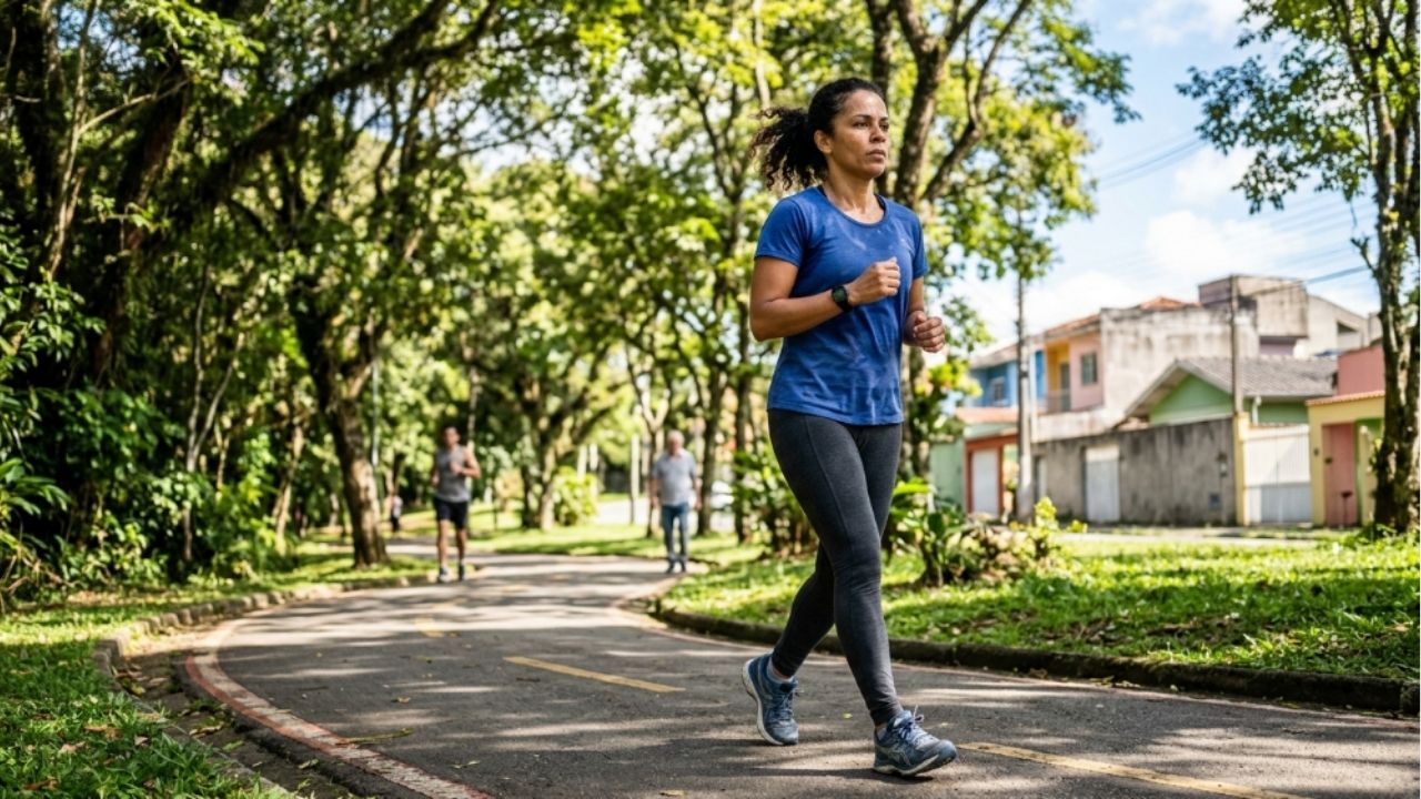 Caminhar por pelo menos 20 minutos faz diferença.