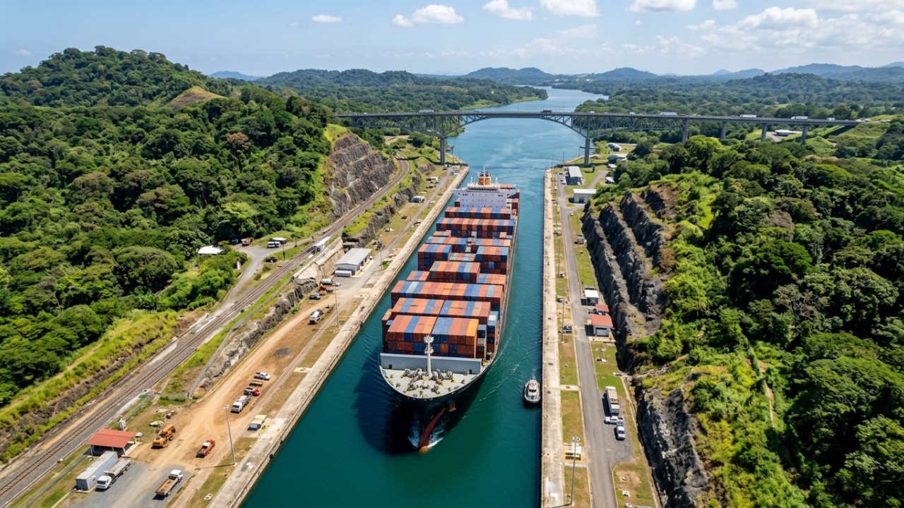 A construção do Canal de Istambul visa otimizar o transporte marítimo entre o Mar Negro e o Mar de Mármara. – Imagem gerada por IA