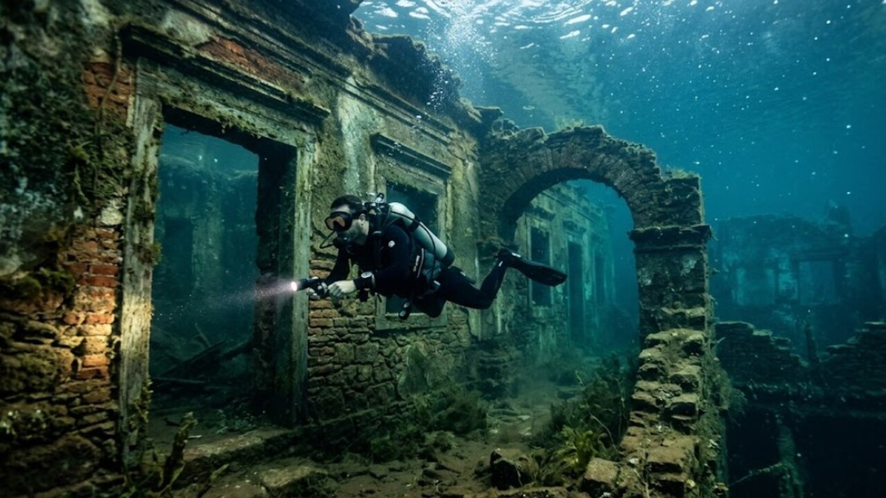 A Natividade da Serra submersa continua chamando atenção mesmo décadas após desaparecer sob as águas de uma represa