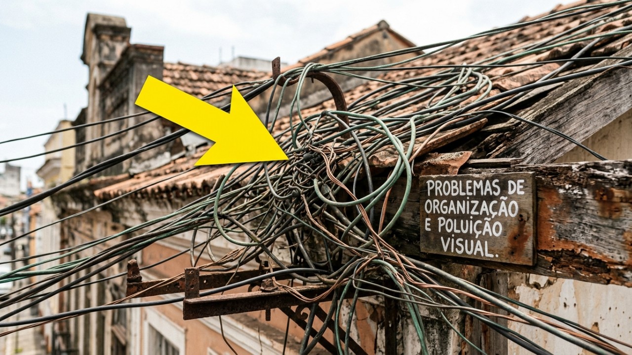 Construída em 1887, a imponente torre de aço de 45 metros em Estocolmo foi criada para organizar o caótico emaranhado de milhares de cabos telefônicos aéreos sobre a cidade. – Imagem gerada por IA