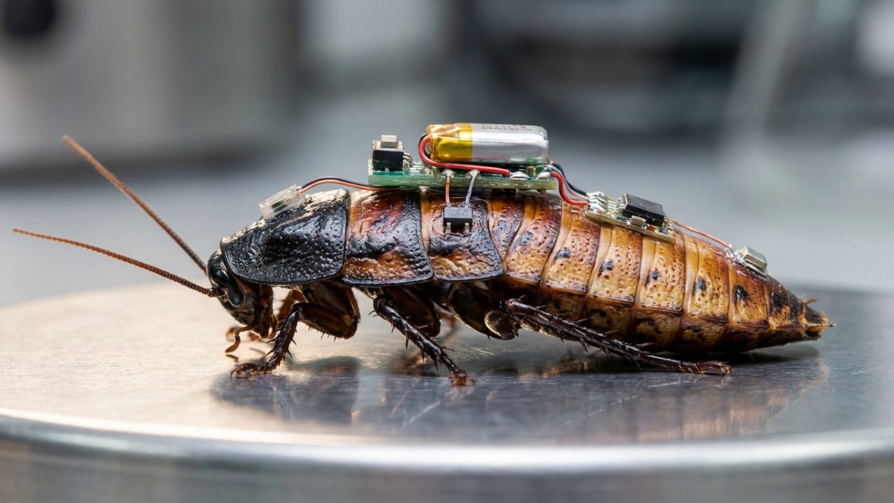 A nova tecnologia bio-híbrida utiliza geradores químicos e microcircuitos para auxiliar em missões de resgate e exploração. – Imagem gerada por IA