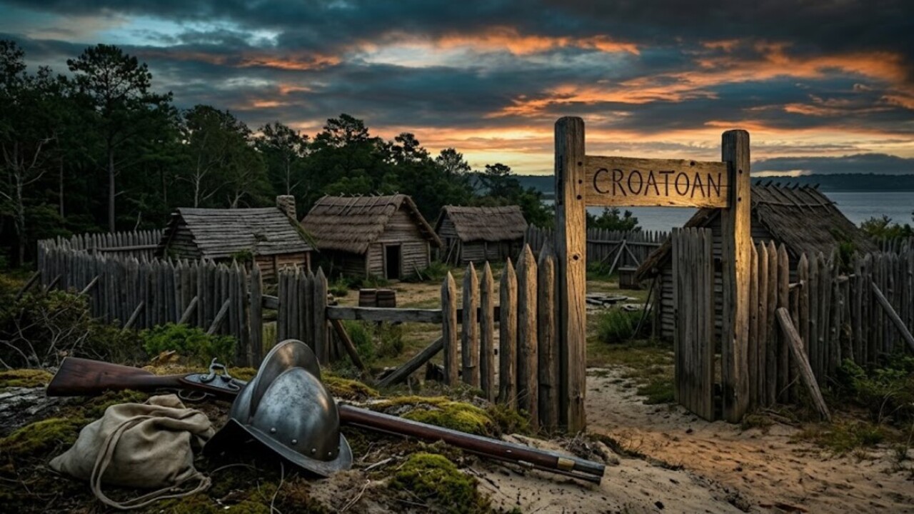 Fundada em 1587 na costa do atual estado da Carolina do Norte, Roanoke foi uma das primeiras tentativas inglesas de estabelecer uma colônia permanente na América. O assentamento reunia homens, mulheres e crianças em busca de uma nova vida