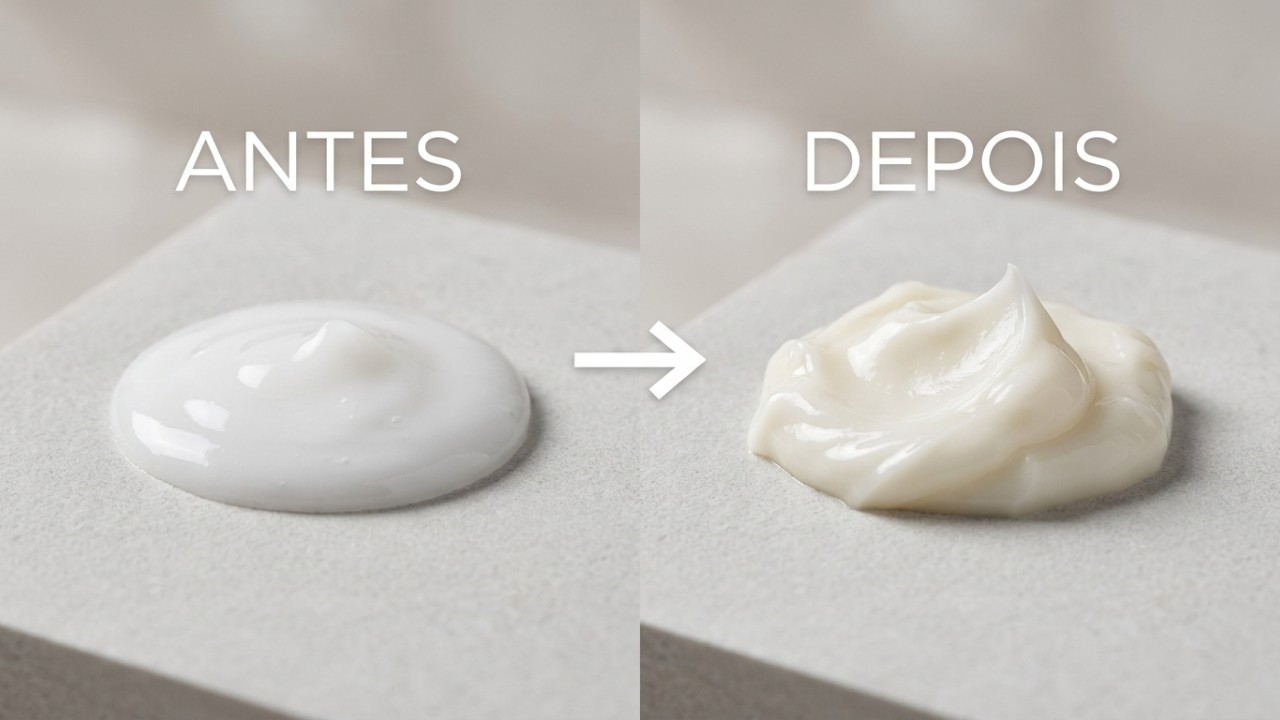 A principal diferença entre os produtos está na concentração de ativos e na quantidade de água de cada fórmula. – Imagem gerada por IA