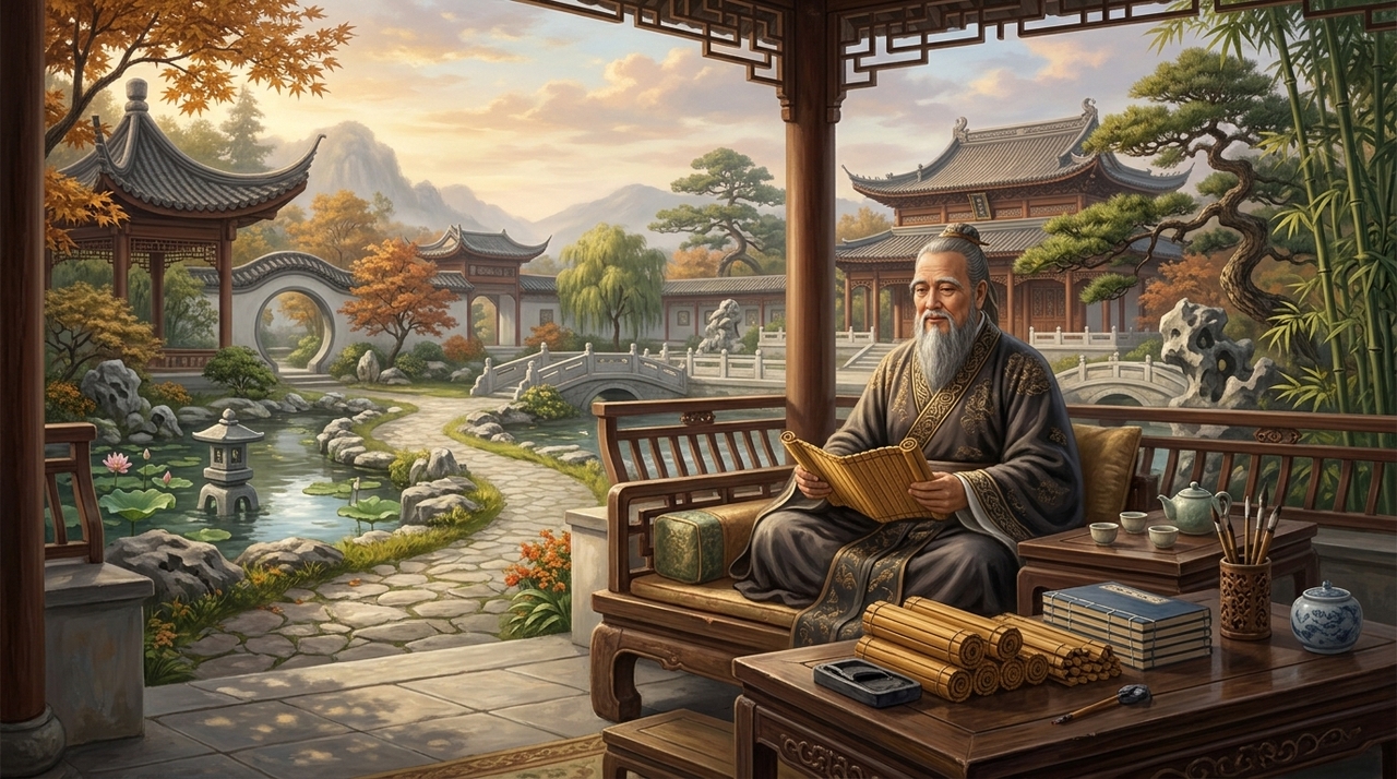 Confúcio foi um pensador chinês cuja influência atravessou séculos e moldou práticas culturais, políticas e éticas no Leste Asiático.