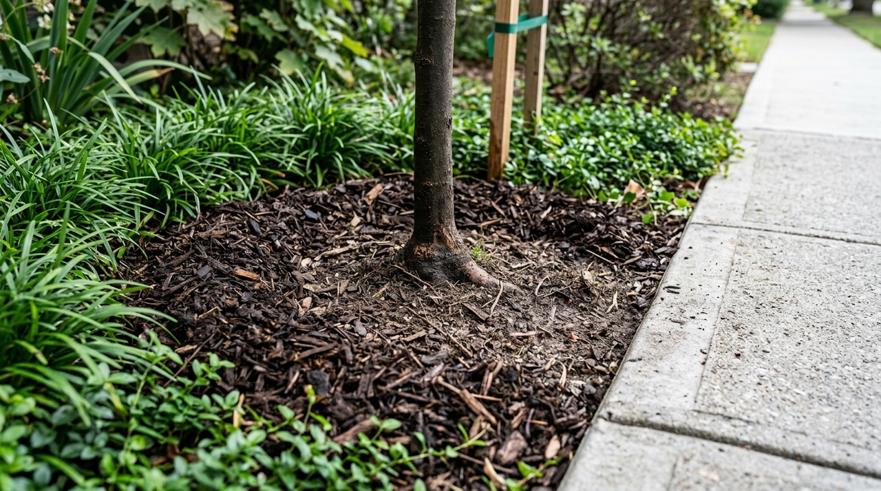 O sistema radicular do resedá costuma ser compatível com espaços urbanos menores, especialmente quando comparado ao de árvores grandes e vigorosas.