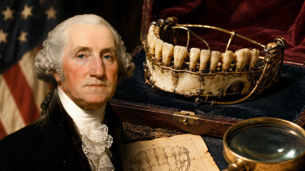 Os dentes de George Washington chamaram atenção e foram motivo de lendas nos EUA
