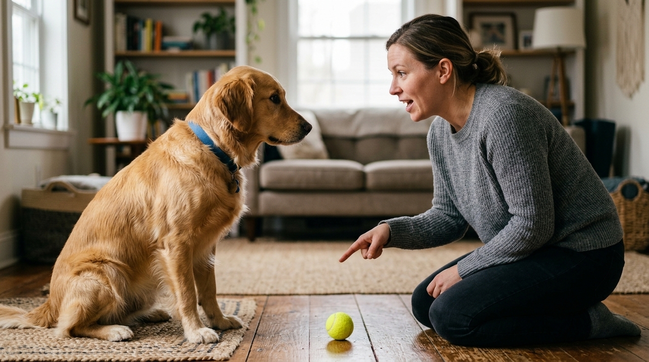 Os cães aprendem que determinadas palavras antecipam acontecimentos.