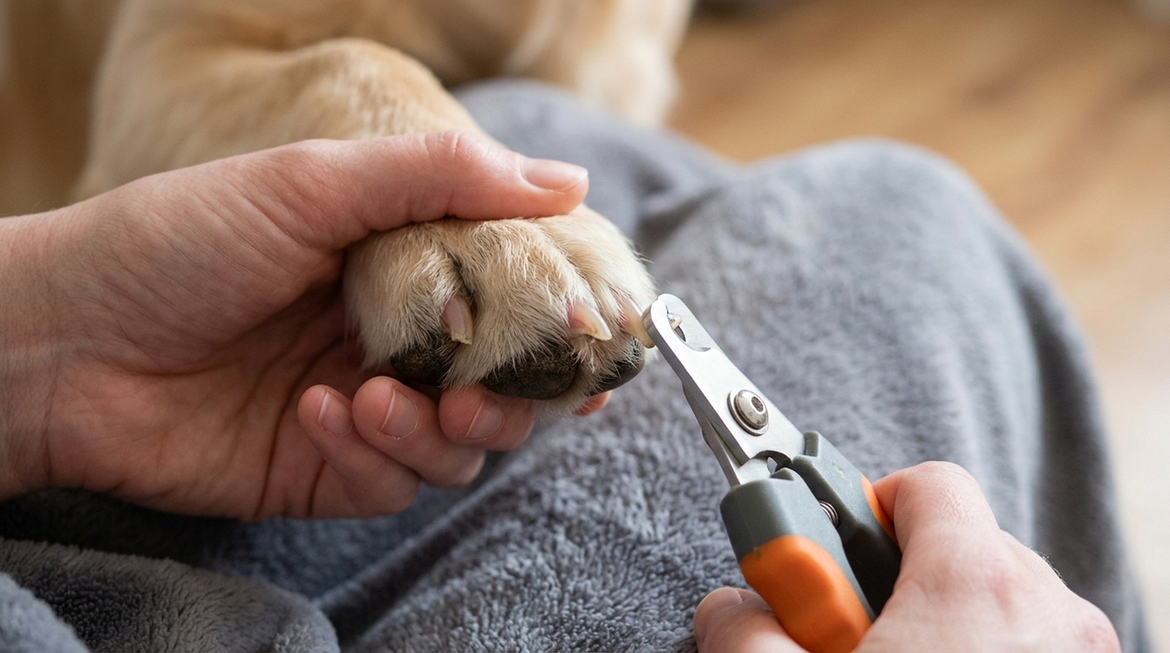 Unhas excessivamente longas podem tocar o chão, alterar o apoio das patas e se prender em tecidos ou objetos.