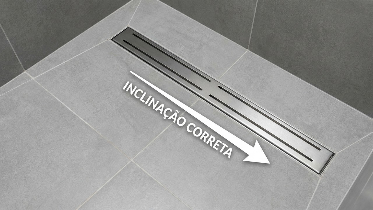A substituição do box tradicional por uma área aberta moderniza o ambiente e facilita a higienização diária. – Imagem gerada por IA