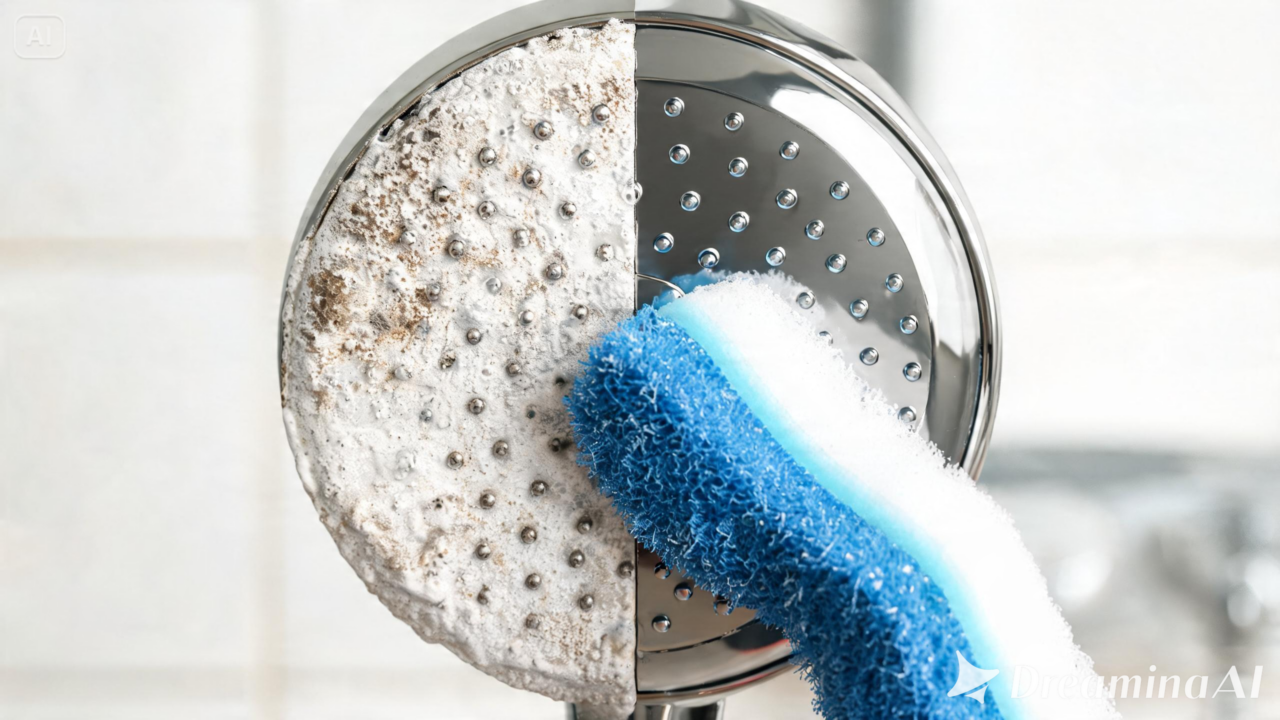 Chuveiro fraco? Aprenda como usar vinagre para dissolver resíduos, desentupir os jatos e melhorar o desempenho do banho.