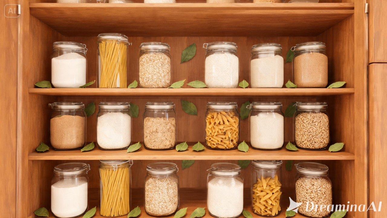Entenda o motivo de colocar folha de louro na despensa e por que ela não substitui a limpeza e a vedação dos alimentos.