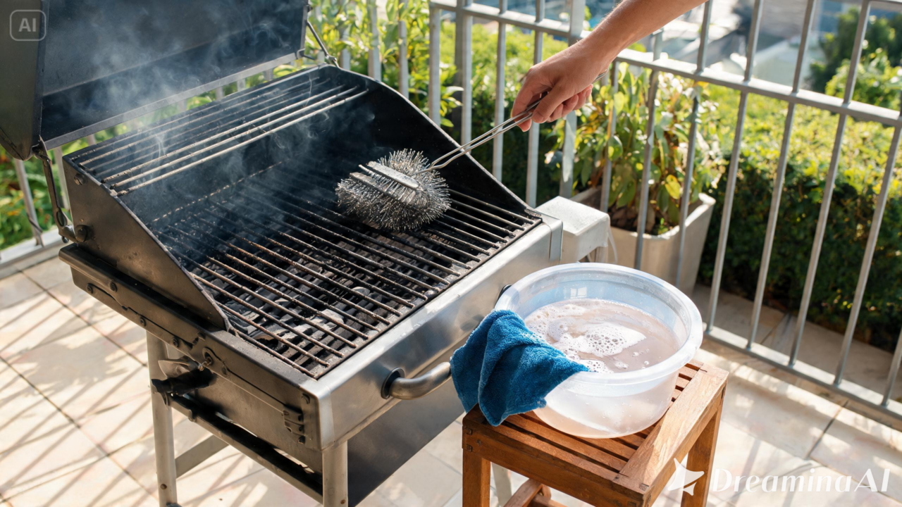 Conheça um método simples para remover gordura da churrasqueira e manter o equipamento limpo após cada churrasco.