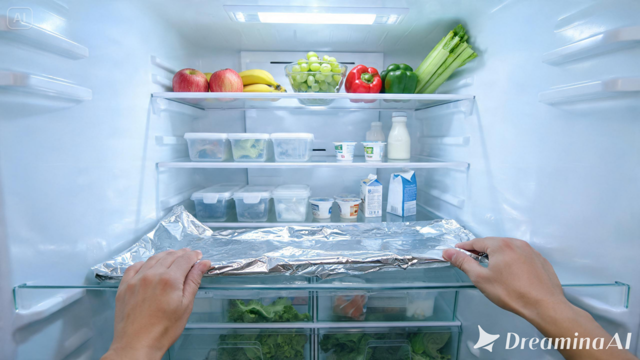 Aprenda a usar papel-alumínio na geladeira de forma segura, protegendo alimentos sem comprometer a conservação e a higiene.