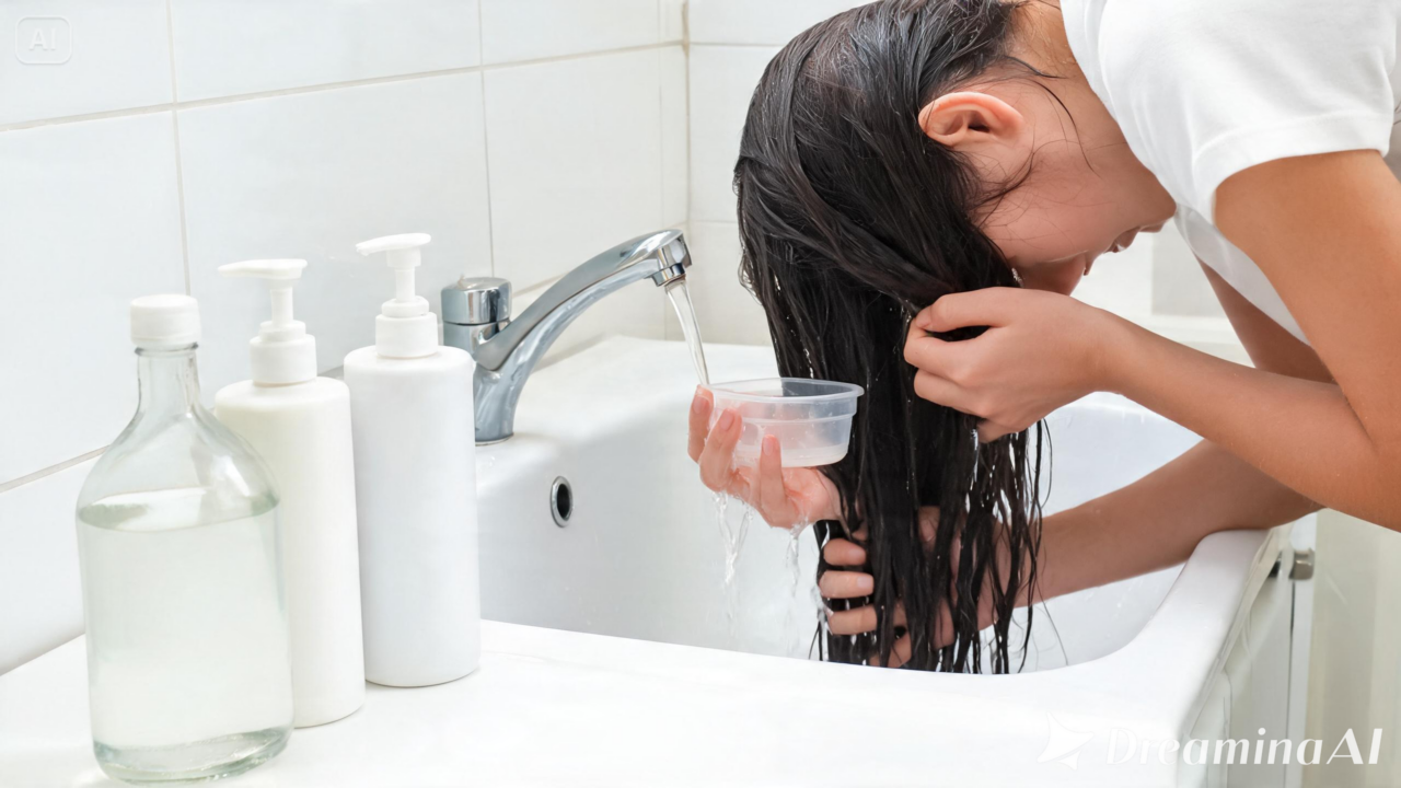 Vinagre no cabelo funciona? Entenda os benefícios, as limitações e quando especialistas recomendam evitar essa prática.