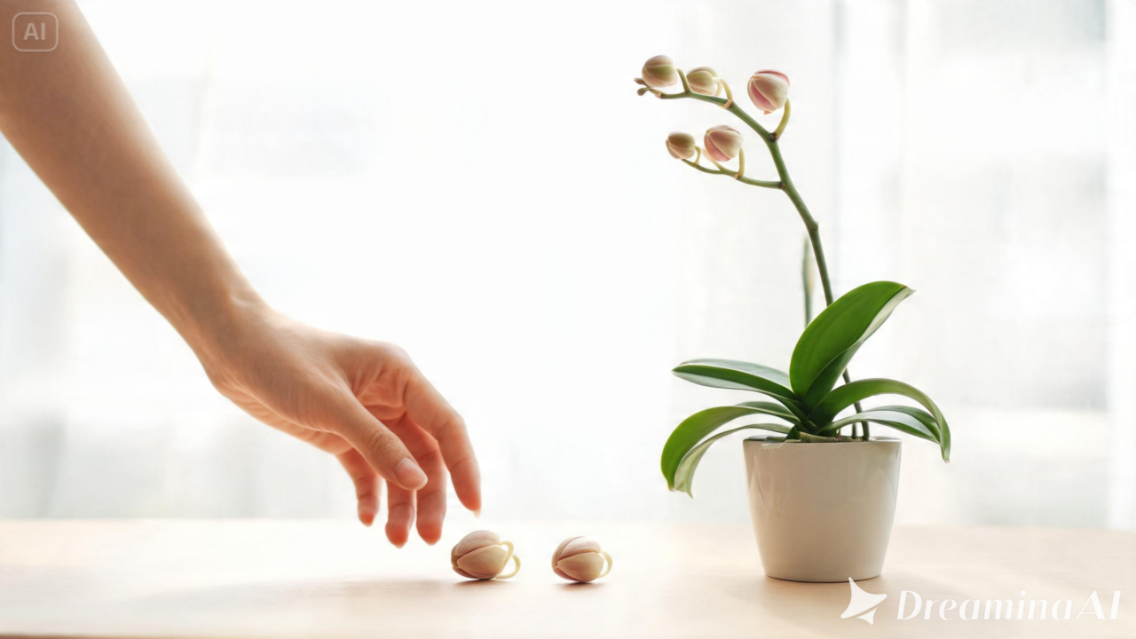 Aprenda como prevenir a queda de botões na orquídea com cuidados simples de rega, luz, temperatura e substrato.