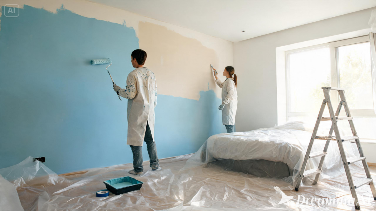 Saiba como pintar um cômodo sem erro e com durabilidade. Dicas práticas de preparação, lixamento, escolha de tintas e recortes em cantos. Acesse!