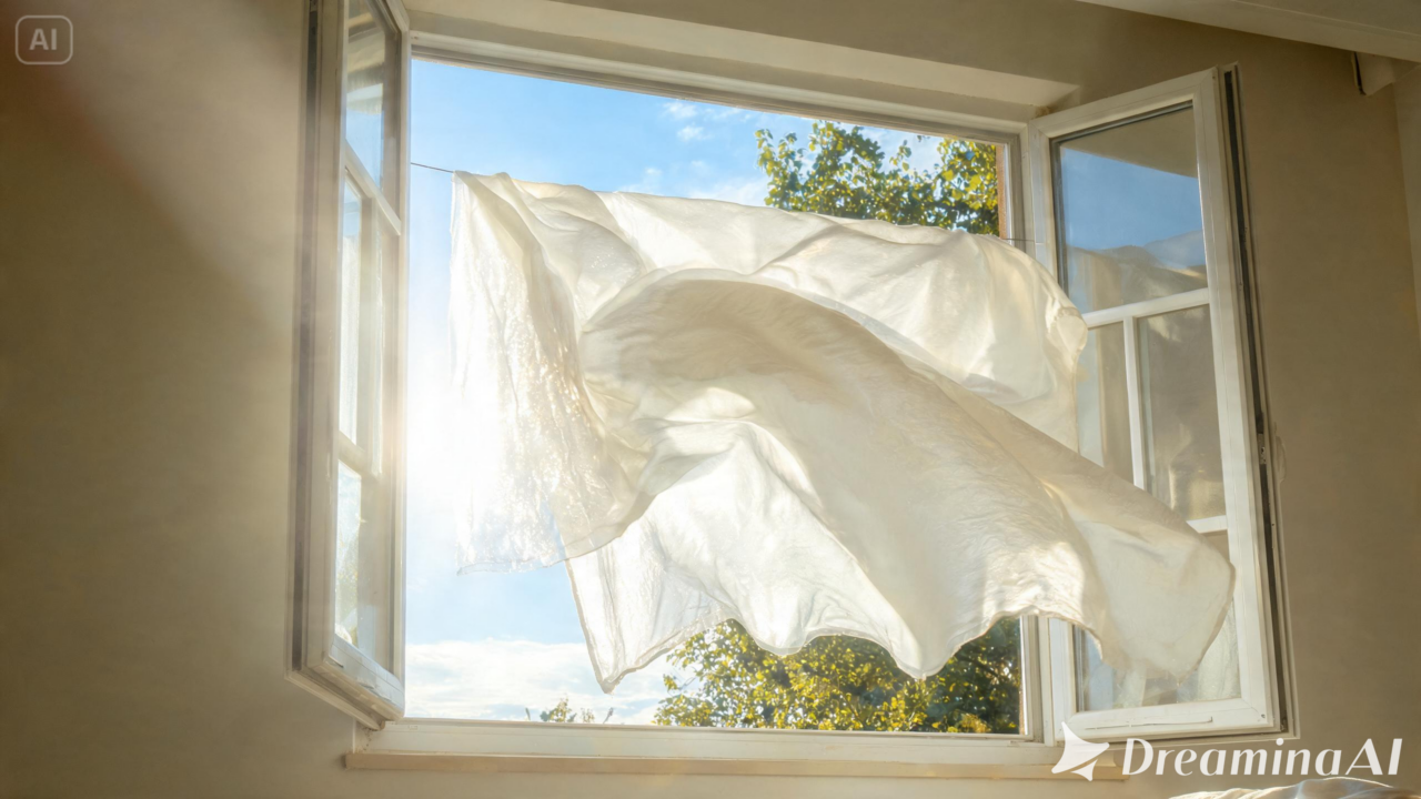Entenda por que um lençol claro na janela pode ajudar a bloquear parte do calor e tornar os ambientes mais confortáveis nos dias quentes.