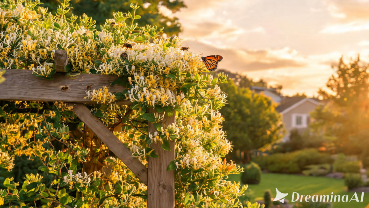 Madressilva-japonesa: veja como cultivar a trepadeira perfumada, escolher o melhor local e estimular uma floração abundante.