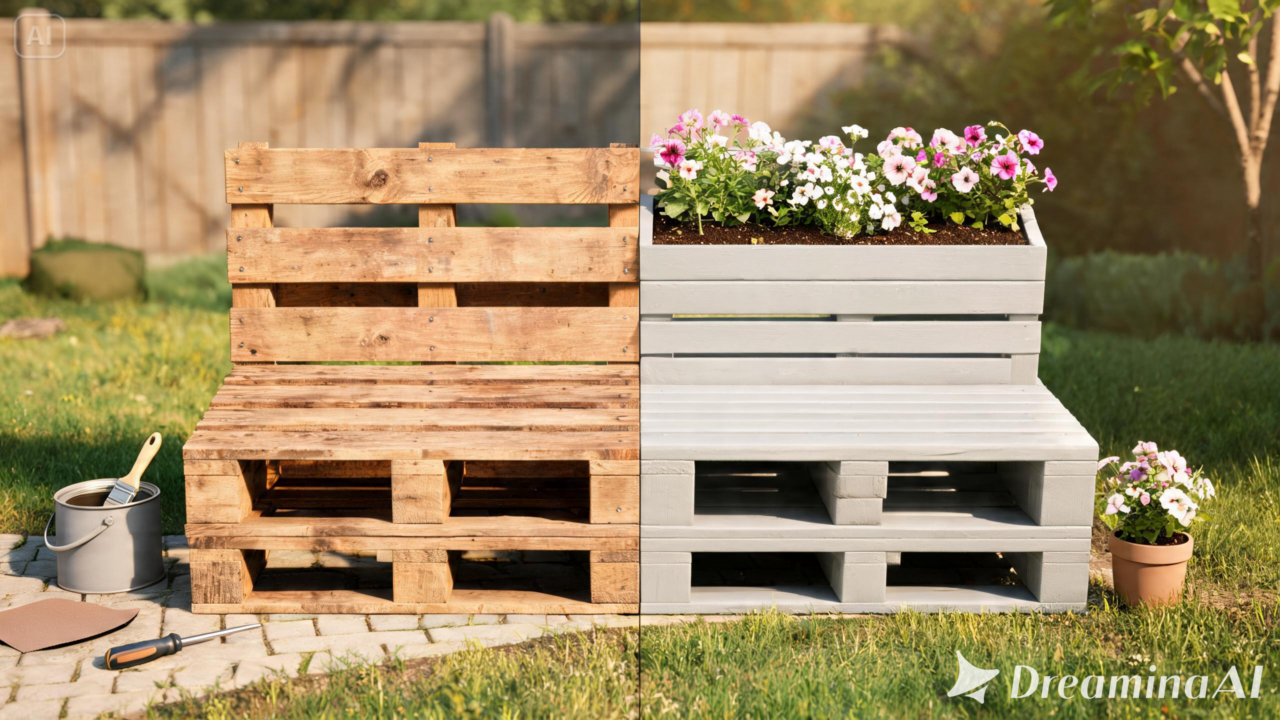 Veja como reutilizar pallets antigos com segurança, criar móveis personalizados e reduzir o desperdício de madeira no dia a dia.