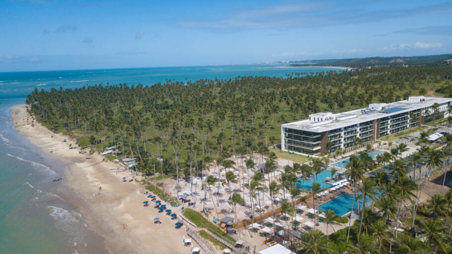 Vista do Maceió Mar Hotel, da MME Hotéis