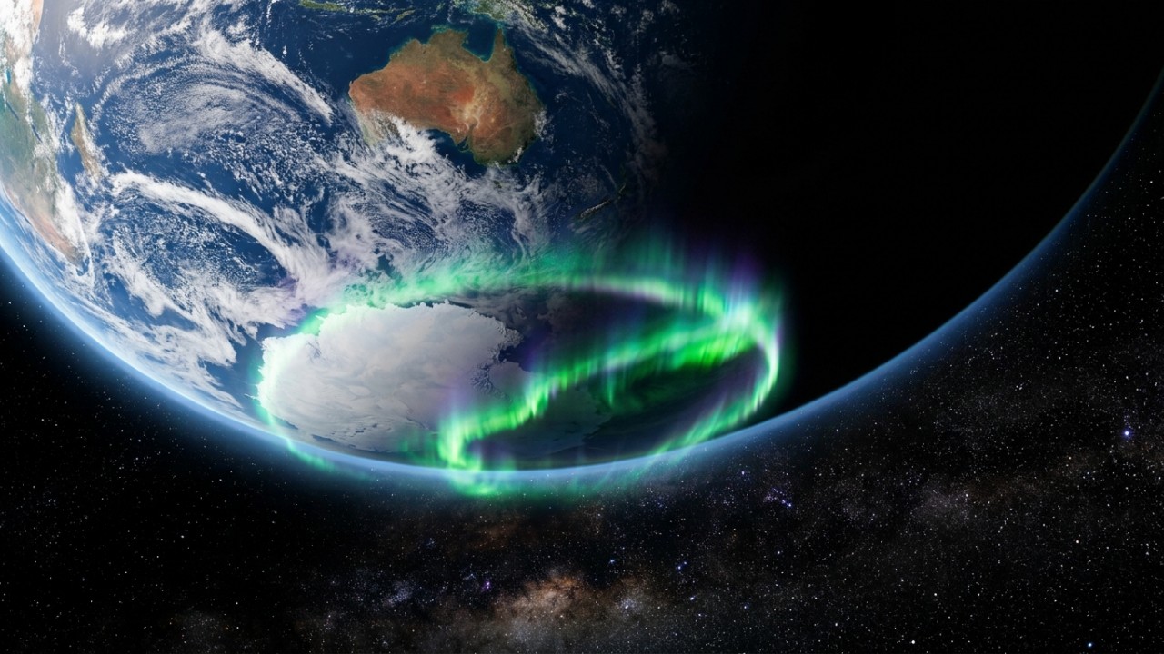 A interação entre partículas solares e o campo magnético terrestre cria um espetáculo luminoso único. – Imagem gerada por IA