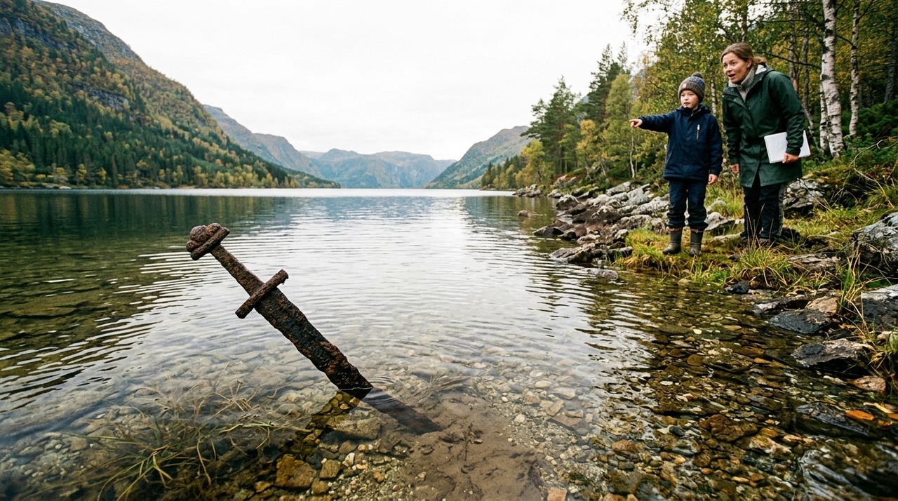 O achado aconteceu em Hadeland, na Noruega, quando o estudante Henrik Refsnes Mørtvedt, de apenas 6 anos, participava de uma atividade ao ar livre com colegas do primeiro ano.