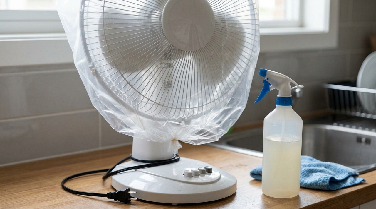 A limpeza do ventilador sem desmontar é uma forma prática de remover sujeira do aparelho usando poucos itens do dia a dia, sem precisar mexer na estrutura.