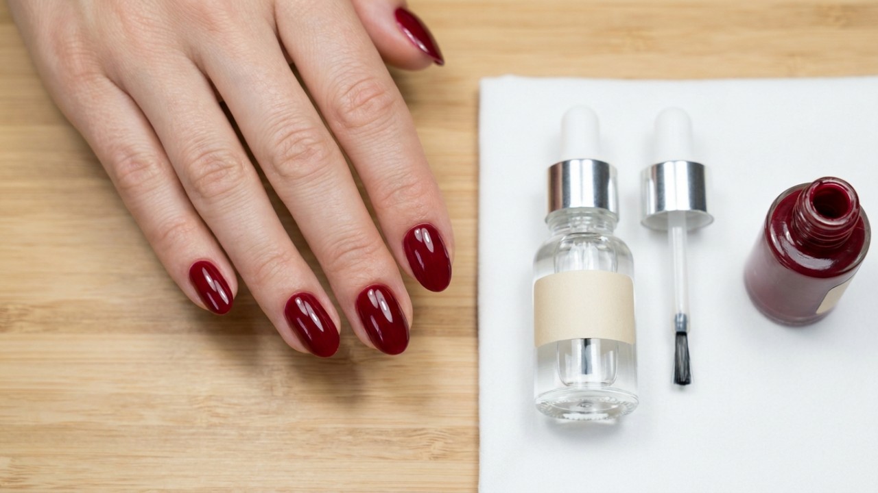 A aplicação de camadas finas é o segredo para unhas sem bolhas e com acabamento uniforme. – Imagem gerada por IA