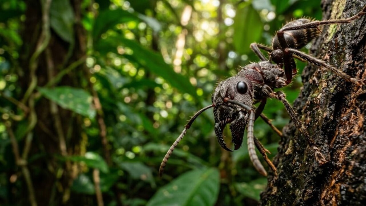 A formiga-bala é o nome dado a um dos insetos mais temidos das florestas tropicais da América