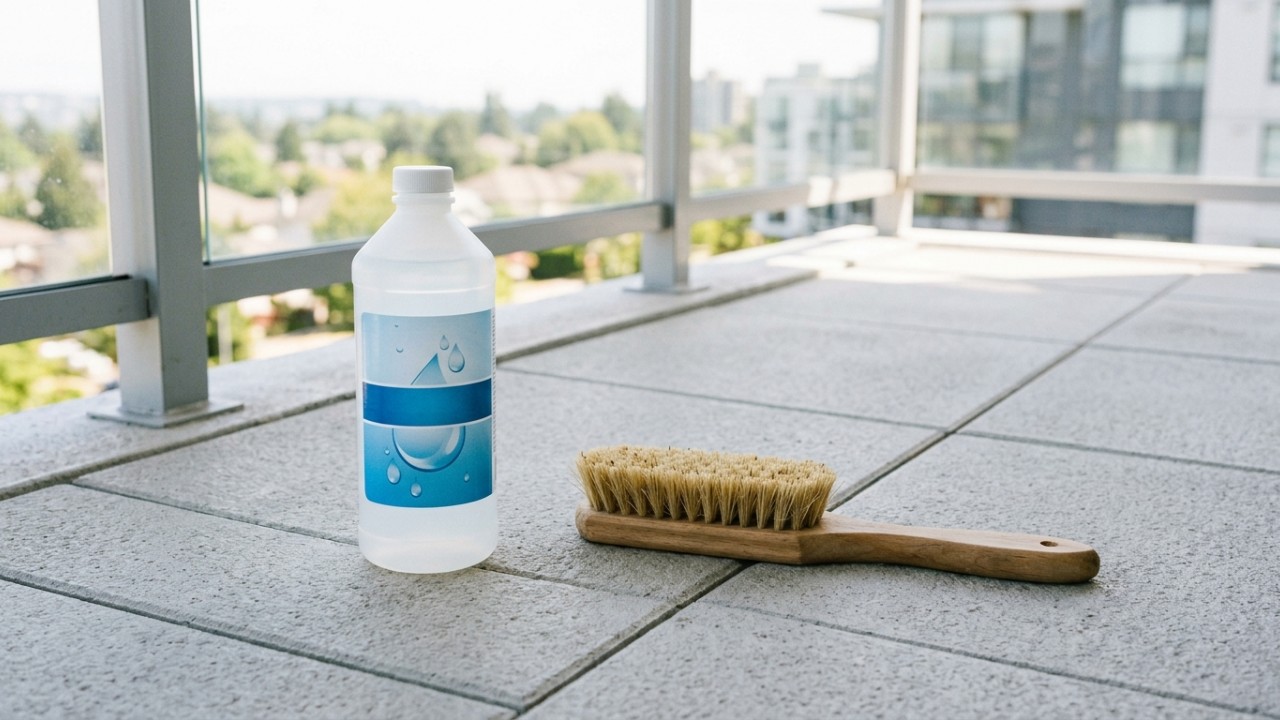 A umidade constante das chuvas favorece a proliferação de fungos na varanda e exige cuidados específicos para a manutenção das superfícies. – Imagem gerada por IA