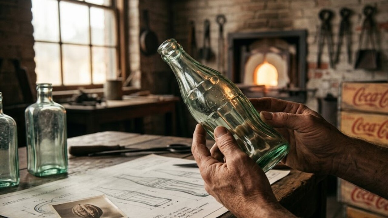 A garrafa de Coca-Cola é um dos símbolos mais reconhecidos do mundo, mas poucos sabem que seu formato clássico nasceu de um erro de interpretação que acabou entrando para a história