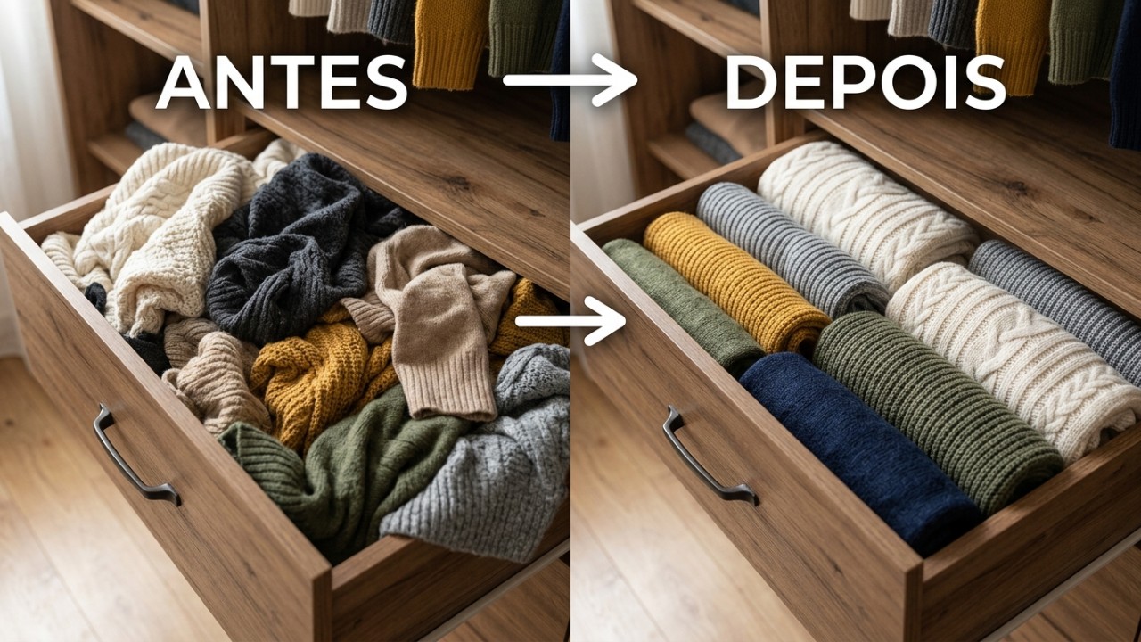 A dobra horizontal distribui o peso do tecido uniformemente e preserva a modelagem original de malhas delicadas. – Imagem gerada por IA