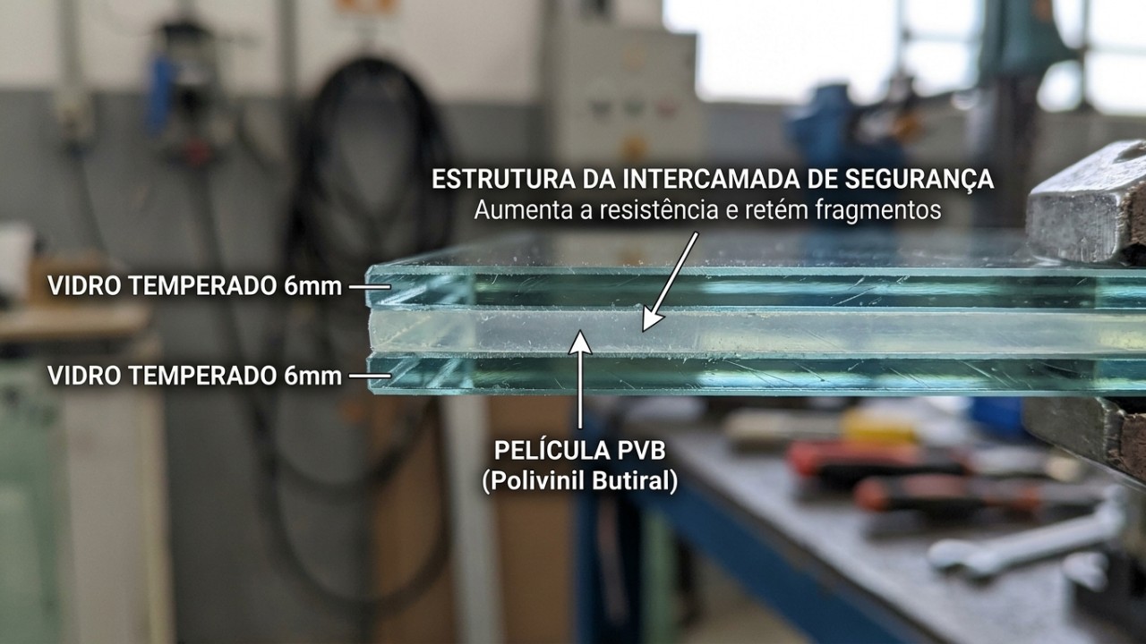 Fachadas modernas substituem grades de ferro por vidros de segurança transparentes. – Imagem gerada por IA
