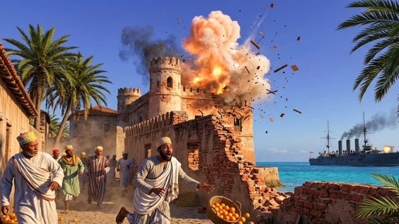 A Guerra Anglo-Zanzibari, em 1896, entrou para os livros como o conflito militar mais rápido já registrado