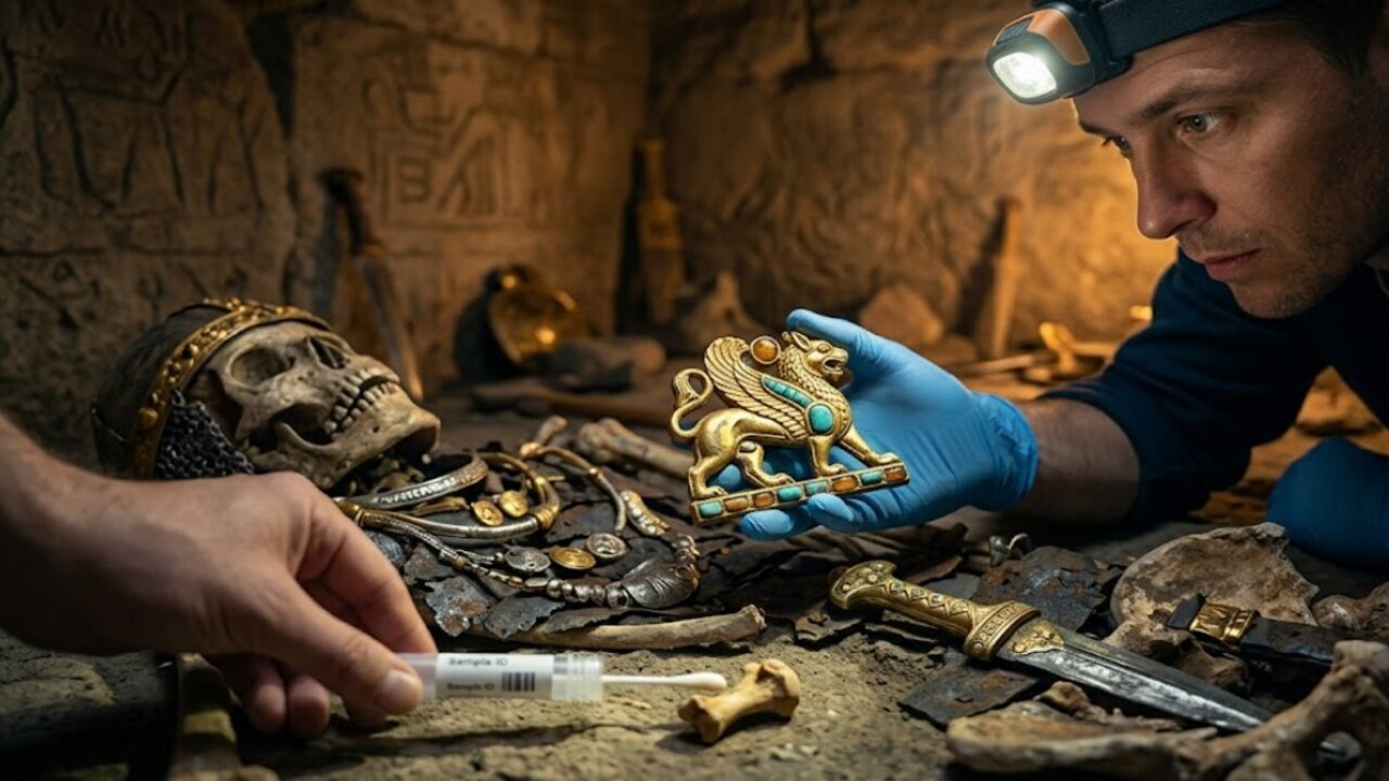 Novas análises de DNA antigo em túmulos da elite Scythiana revelaram detalhes sobre o prestigiado status de Guerreiro Dourado